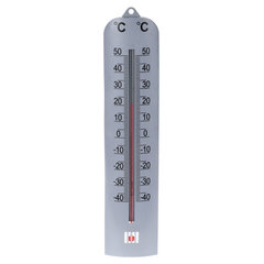 Lauko termometras pilkas 27,5 cm kaina ir informacija | Meteorologinės stotelės, termometrai | pigu.lt