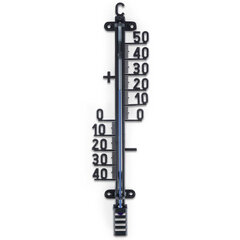 Lauko termometras juodas 25 cm kaina ir informacija | Meteorologinės stotelės, termometrai | pigu.lt