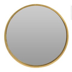 Sieninis veidrodis Vilde, 30 cm, auksinis kaina ir informacija | Veidrodžiai | pigu.lt
