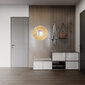 Sieninis veidrodis Home Styling Collection, 50 cm, rudas kaina ir informacija | Veidrodžiai | pigu.lt