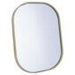 Sieninis veidrodis Vilde, 28x40 cm, auksinis цена и информация | Veidrodžiai | pigu.lt
