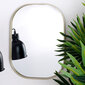 Sieninis veidrodis Vilde, 28x40 cm, auksinis kaina ir informacija | Veidrodžiai | pigu.lt