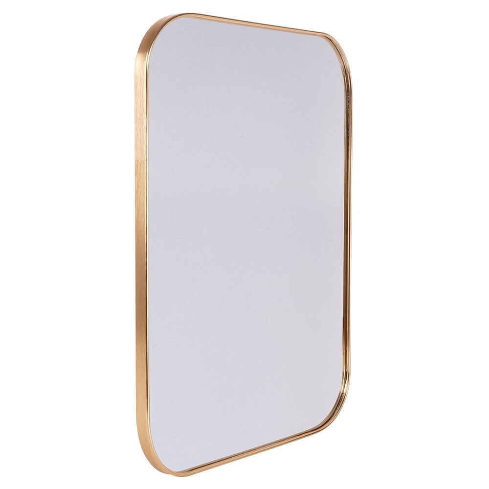Sieninis veidrodis Vilde, 45x35 cm, auksinis цена и информация | Veidrodžiai | pigu.lt