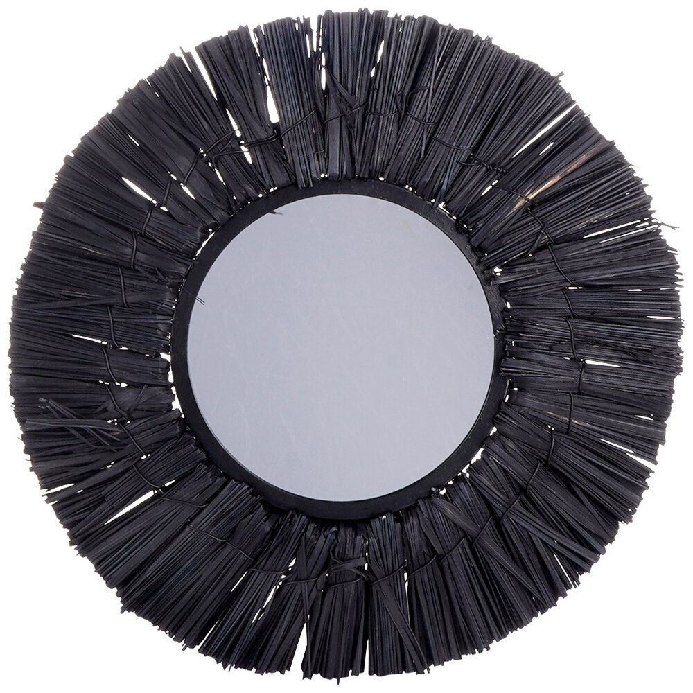 Sieninis veidrodis Home Styling Collection, juodas kaina ir informacija | Veidrodžiai | pigu.lt