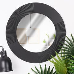 Sieninis veidrodis Vilde, 48 cm, juodas kaina ir informacija | Veidrodžiai | pigu.lt