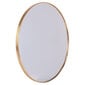Sieninis veidrodis Vilde, 40 cm, auksinis kaina ir informacija | Veidrodžiai | pigu.lt