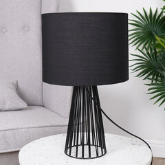 настольная лампа, черная - 45 см цена и информация | Настольные светильники | pigu.lt