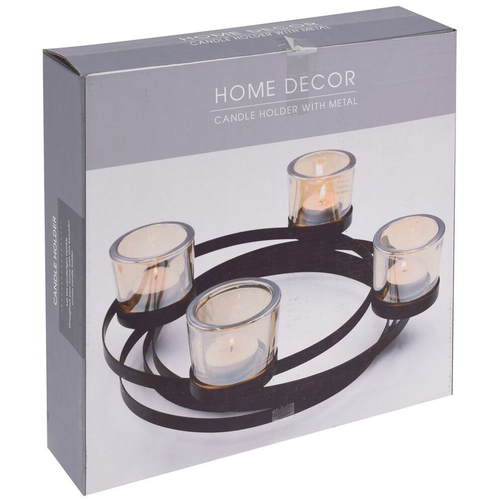Home Decor žvakidė 12 cm kaina ir informacija | Žvakės, Žvakidės | pigu.lt