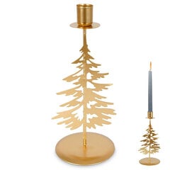 Декоративная фигура Новогодняя ёлка Серебристый Деревянный 5 x 39 x 21 cm (6 штук) цена и информация | Рождественское украшение CA1031, 10 см | pigu.lt