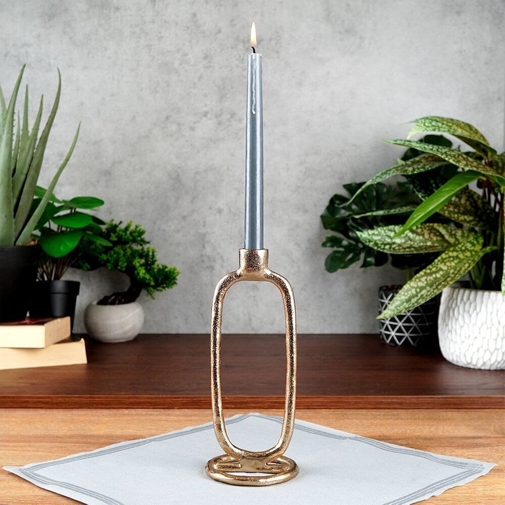 Home Styling Collection žvakidė 24 cm kaina ir informacija | Žvakės, Žvakidės | pigu.lt