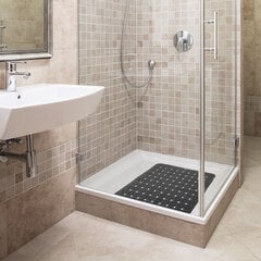 Neslystantis dušo kilimėlis pilkas kaina ir informacija | Vonios kambario aksesuarai | pigu.lt