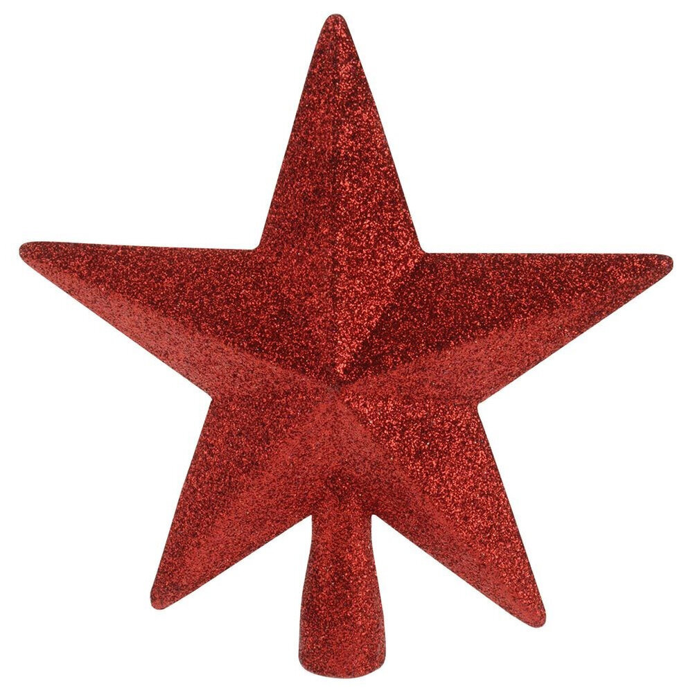 Eglutės viršūnė žvaigždė, plastikas, 19 cm, 1 vnt. цена и информация | Eglutės žaisliukai, viršūnės | pigu.lt