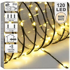 Kalėdinė girlianda 120 LED 8,925 m kaina ir informacija | Girliandos | pigu.lt