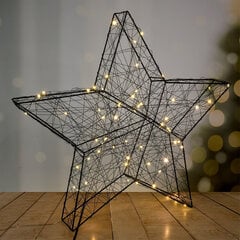 Рождественское украшение Сияющая звезда цена и информация | Рождественское украшение CA1031, 10 см | pigu.lt