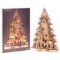Kalėdinė dekoracija Šviečianti medinė eglė цена и информация | Kalėdinės dekoracijos | pigu.lt