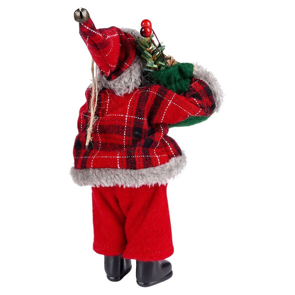 Eglutės žaisliukas Kalėdų Senelis, 19 cm, 1 vnt. kaina ir informacija | Eglutės žaisliukai, viršūnės | pigu.lt