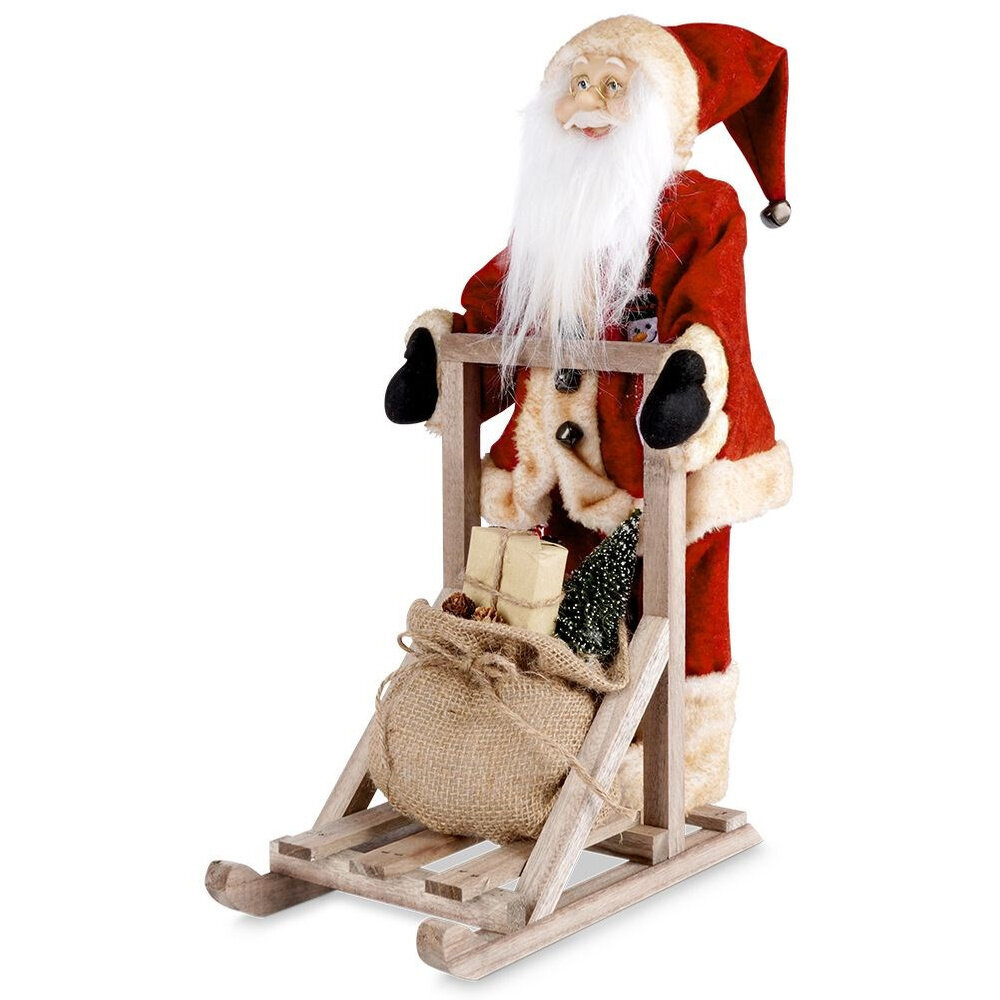 Figurėlė Kalėdų Senelis, 47 cm цена и информация | Dekoracijos šventėms | pigu.lt