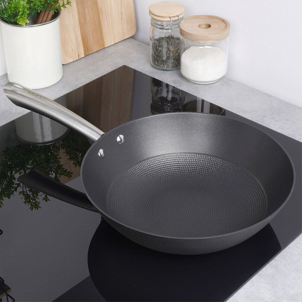 Wok keptuvė, 28 cm kaina ir informacija | Keptuvės | pigu.lt