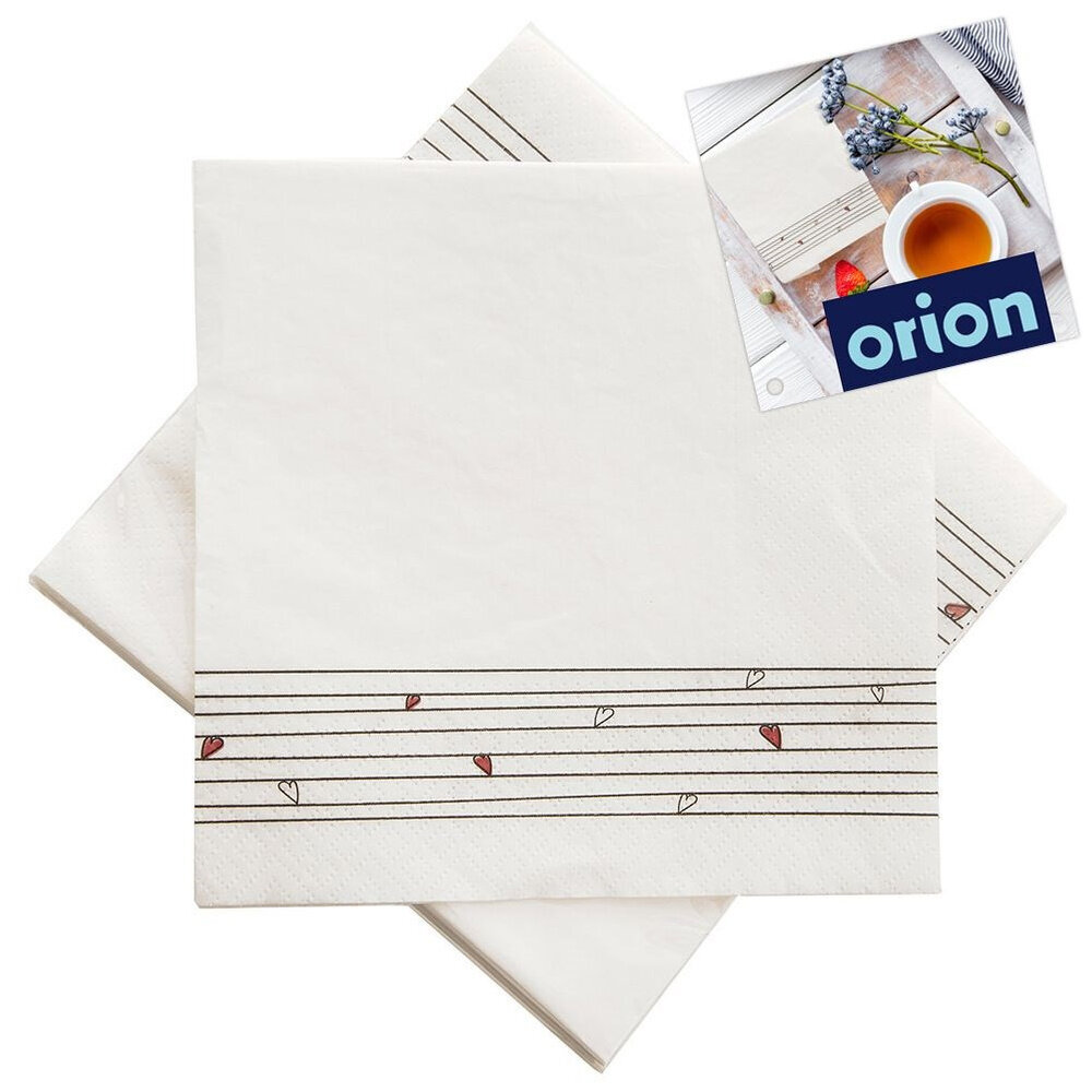 Popierinės stalo servetėlės Orion, 20 vnt. kaina ir informacija | Staltiesės, servetėlės | pigu.lt