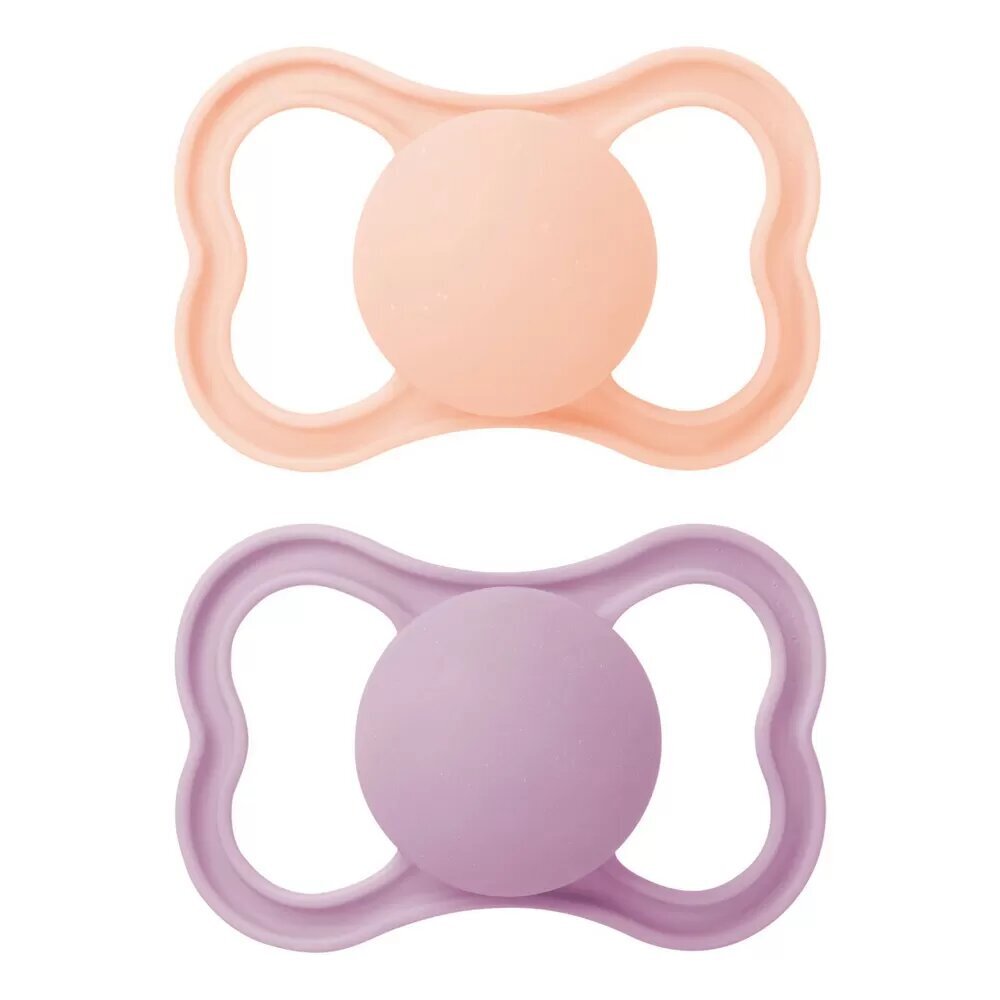 Čiulptukas Mam Air Silicone Pink, 6-16 mėn, 2 vnt. kaina ir informacija | Čiulptukai | pigu.lt