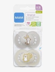 Čiulptukas Mam Air Silicone Neutral, 6-16 mėn, 2 vnt. цена и информация | Пустышки | pigu.lt