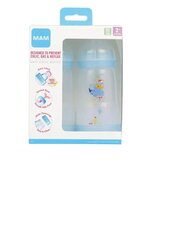 Buteliukas Mam Easy Start Anti-Colic blue/mėlynas, 2+ mėn, 2 vnt., 260 ml цена и информация | Бутылочки и аксессуары | pigu.lt