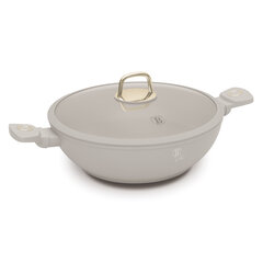 Berlinger Haus wok keptuvė su dangčiu Sahara Collection, 30 cm kaina ir informacija | Keptuvės | pigu.lt