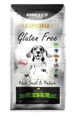 Biofeed Euphoria Gluten Free Adult Small&Medium su ėriena, 12 kg kaina ir informacija | Sausas maistas šunims | pigu.lt