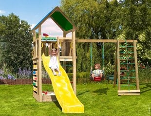 Žaidimų aikštelė Jungle Gym Lodge 1-Climb kaina ir informacija | Vaikų žaidimų nameliai | pigu.lt