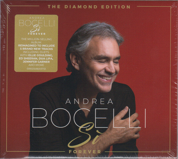 CD Andrea Bocelli Si Forever The Diamond Edition kaina ir informacija | Vinilinės plokštelės, CD, DVD | pigu.lt