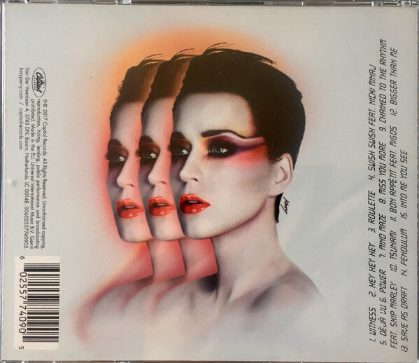 CD Katy Perry Witness kaina ir informacija | Vinilinės plokštelės, CD, DVD | pigu.lt