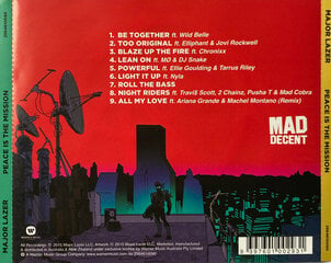 CD Major Lazer Peace Is The Mission kaina ir informacija | Vinilinės plokštelės, CD, DVD | pigu.lt