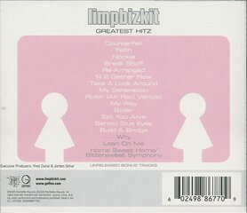 CD limpbizkit ‎Greatest Hitz цена и информация | Виниловые пластинки, CD, DVD | pigu.lt