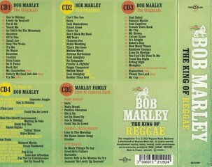 CD Bob Marley ‎The King of Reggae 5CD цена и информация | Виниловые пластинки, CD, DVD | pigu.lt