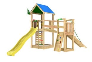 Žaidimų aikštelė Jungle Gym Lodge Clutter Bridge kaina ir informacija | Vaikų žaidimų nameliai | pigu.lt