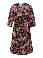 Only Carmakoma женское платье 15297259*01, черный/розовый 5715512523392 цена и информация | Платья | pigu.lt