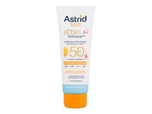 Kremas nuo saulės veidui ir kūnui vaikams Astrid Sun SPF50, 75 ml kaina ir informacija | Kremai nuo saulės | pigu.lt