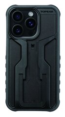 TOPEAK dėklas iPhone 15 PRO BLACK/GRAY kaina ir informacija | Dviračio vairo rankenos | pigu.lt