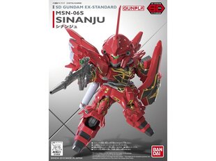 Сборная Gunpla модель. Bandai - SD Ex-Standard MSN-06S Sinanju, 65627 цена и информация | Конструкторы и кубики | pigu.lt