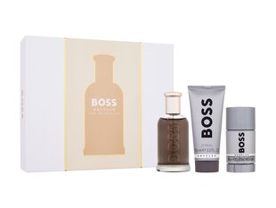 Rinkinys Hugo Boss Boss Bottled vyrams: kvapusis vanduo EDP, 100 ml + kvapusis vanduo EDP, 10 ml + dušo gelis, 100 ml kaina ir informacija | Kvepalai vyrams | pigu.lt