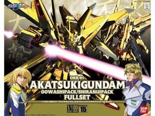  Сборная Gunpla модель.  Bandai - GSD ORB-01 Akatsuki Gundam Oowashi Pack / Shiranui Pack Full Set, 1/100, 56816 цена и информация | Конструкторы и кубики | pigu.lt
