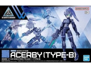 Сборная Gunpla модель. Bandai - 30MM EXM-H15B Acerby (Type-B), 1/144, 65715 цена и информация | Конструкторы и кубики | pigu.lt