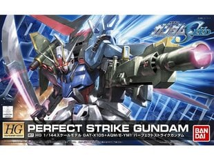  Сборная модель Gunpla. Bandai - HGGS GAT-X105+AQM/E-YM1 Perfect Strike Gundam, 1/144, 55750 цена и информация | Конструкторы и кубики | pigu.lt