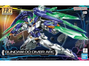 Сборная модель Gunpla. Bandai - HGBM Gundam 00 Diver Arc, 1/144, 65720 цена и информация | Конструкторы и кубики | pigu.lt