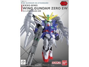  Сборная модель Gunpla. Bandai - SD EX-Standard XXXG-00W0 Wing Gundam Zero EW, 65618 цена и информация | Конструкторы и кубики | pigu.lt