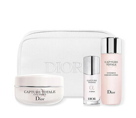 Rinkinys Dior Capture Total Ritual Care Set: losjonas, 50 ml + stangrinamasis kremas nuo raukšlių, 50 ml + jauninantis serumas, 10 ml kaina ir informacija | Veido kremai | pigu.lt