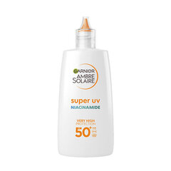 Крем для лица Garnier Ambre Solaire SPF50+ Super UV, 40 мл цена и информация | Кремы от загара | pigu.lt