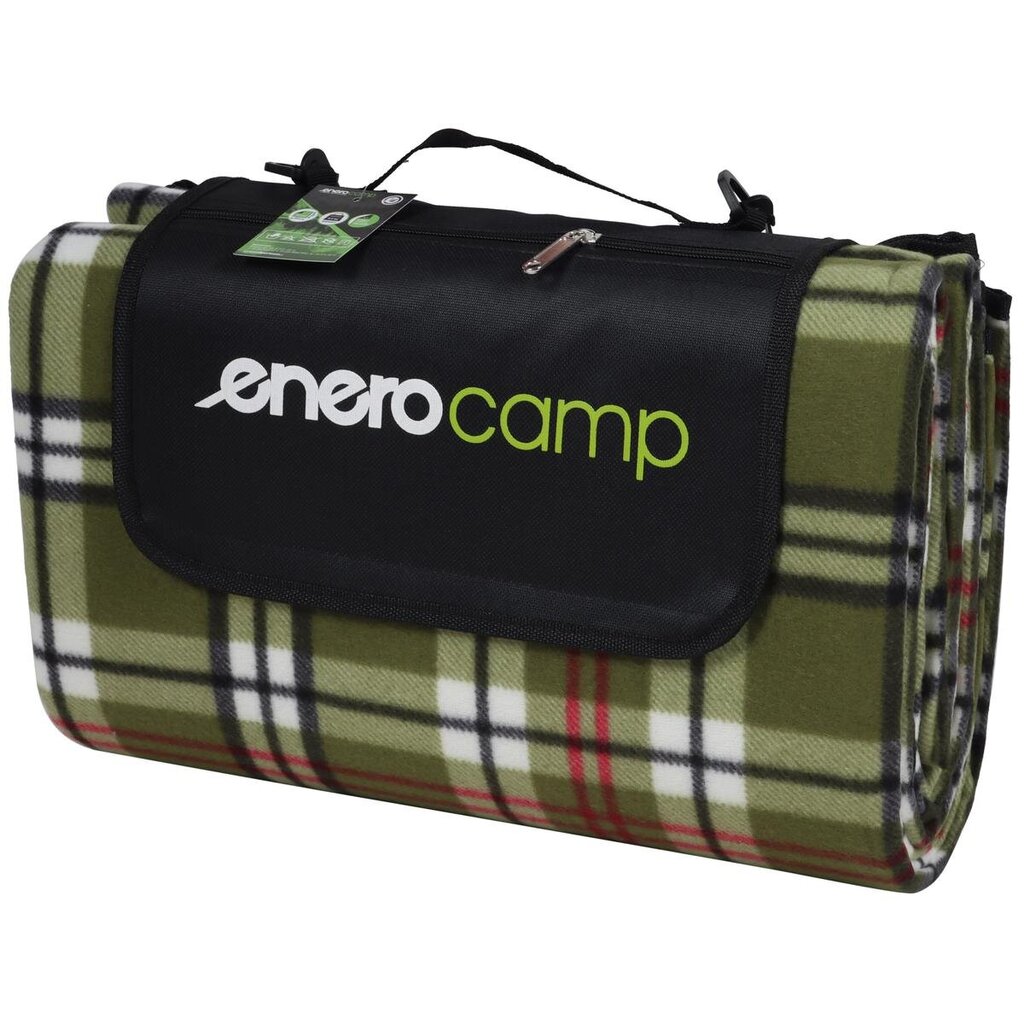 Pikniko antklodė Enero Camp, 200x200cm, žalia kaina ir informacija | Turistiniai čiužiniai ir kilimėliai | pigu.lt