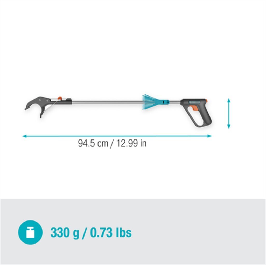 Daugiafunkcis atliekų griebtuvas Gardena 4 in 1 11700-20 цена и информация | Sodo įrankiai | pigu.lt