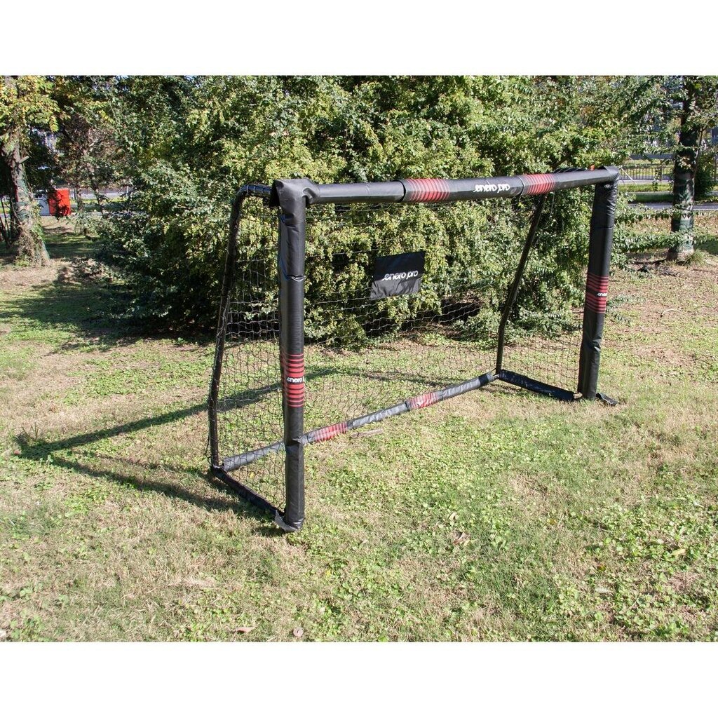 Futbolo vartai su tinklu Enero Pro, 180x120x60 cm kaina ir informacija | Futbolo vartai ir tinklai | pigu.lt